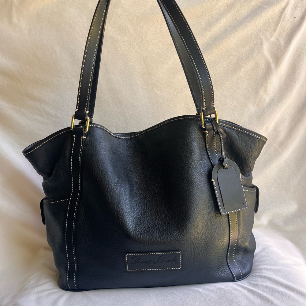 Dooney & Bourke Black Leather Kristen Tote - Picture 12 of 16